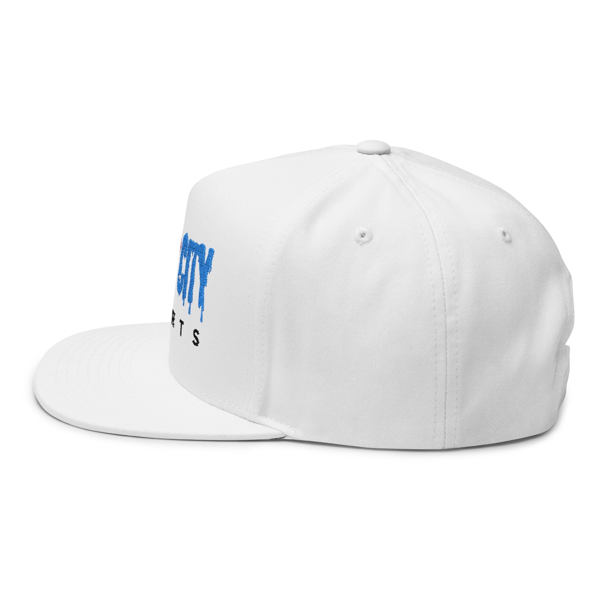 Dripp City Sports Flat Bill Cap – Embroidered Streetwear Snapback