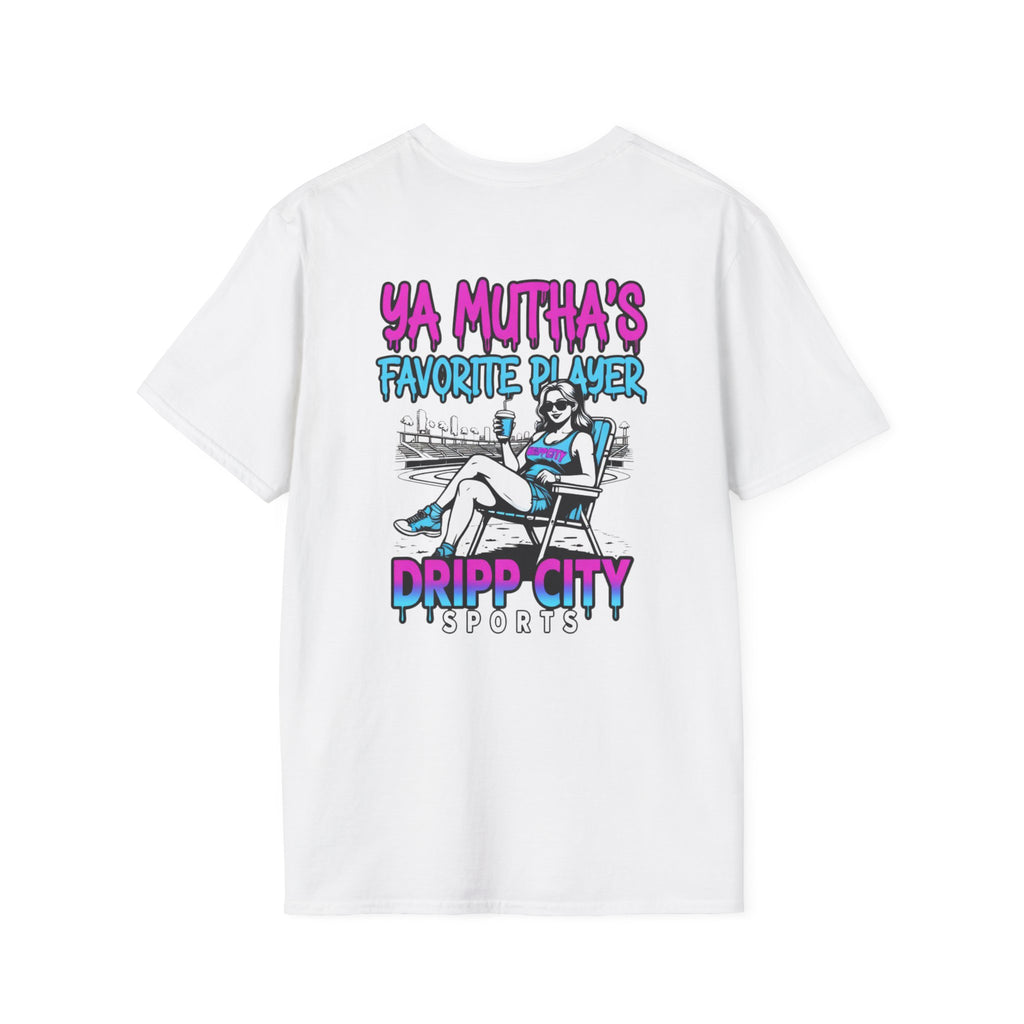 T-Shirt — "Ya Mutha's Favorite Player" Dripp City Sports Graphic Tee