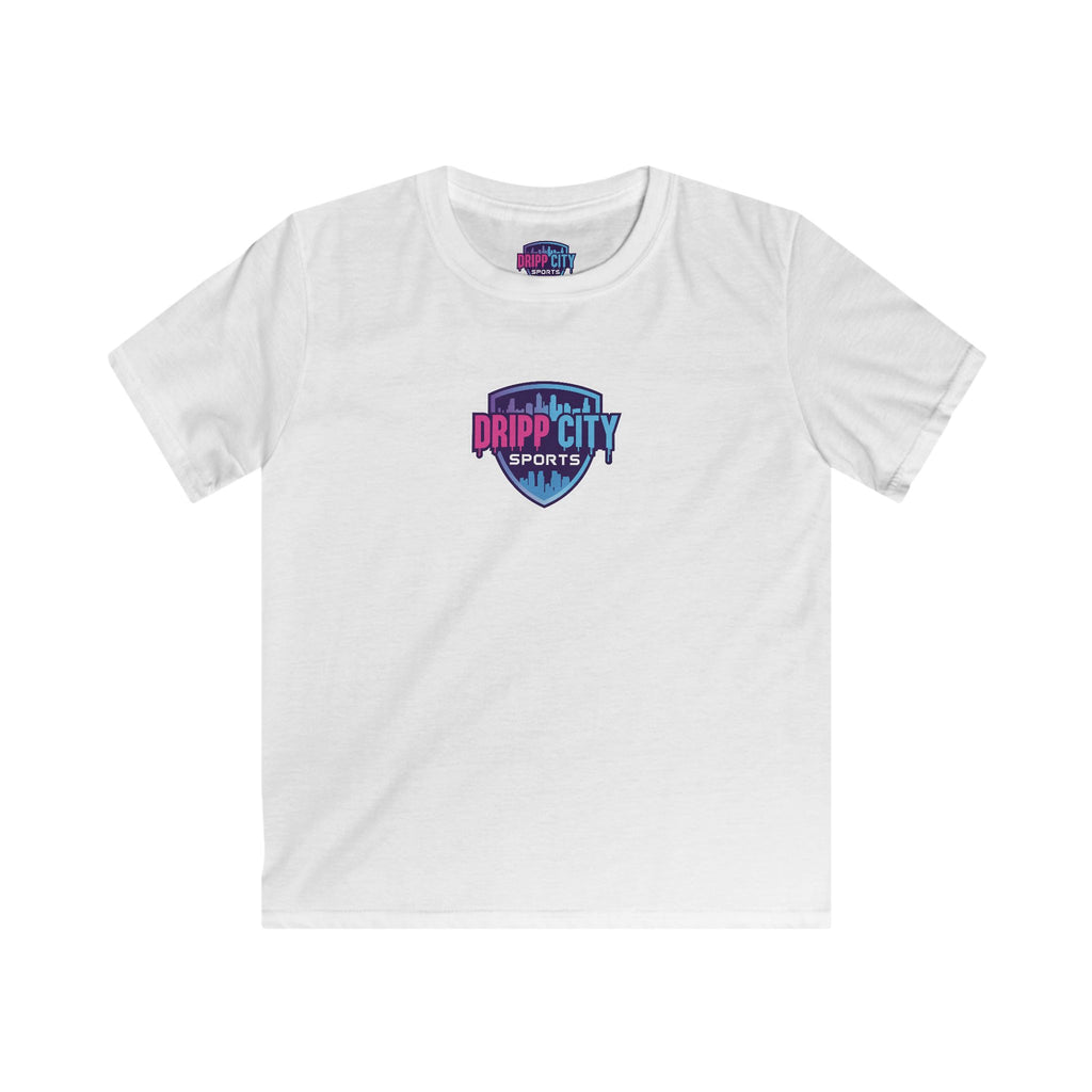 Kids Tee — "Sliding in Ya Girl's DMs" Dripp City Sports Graphic Shirt