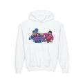 Youth Hoodie — "Haters Gonna Hate" Cartoon Baseball Players Graphic
