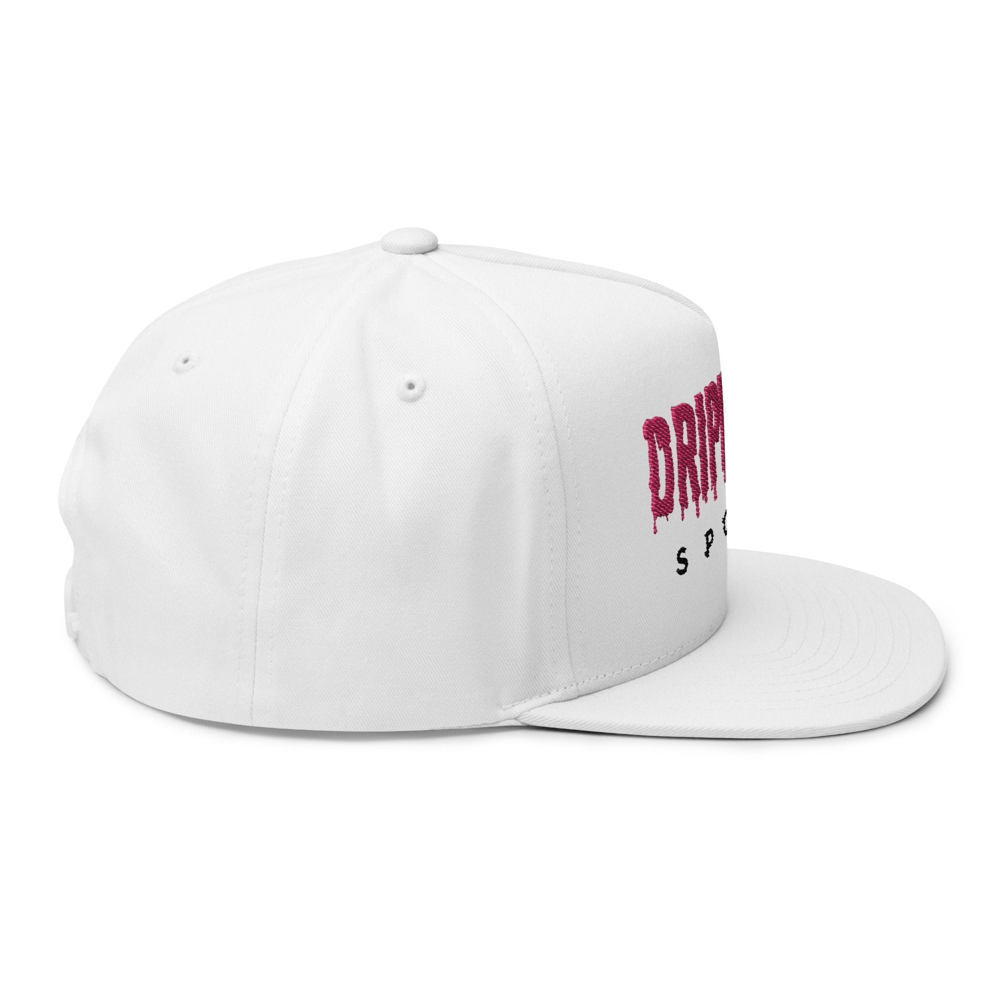 Dripp City Sports Flat Bill Cap – Embroidered Streetwear Snapback