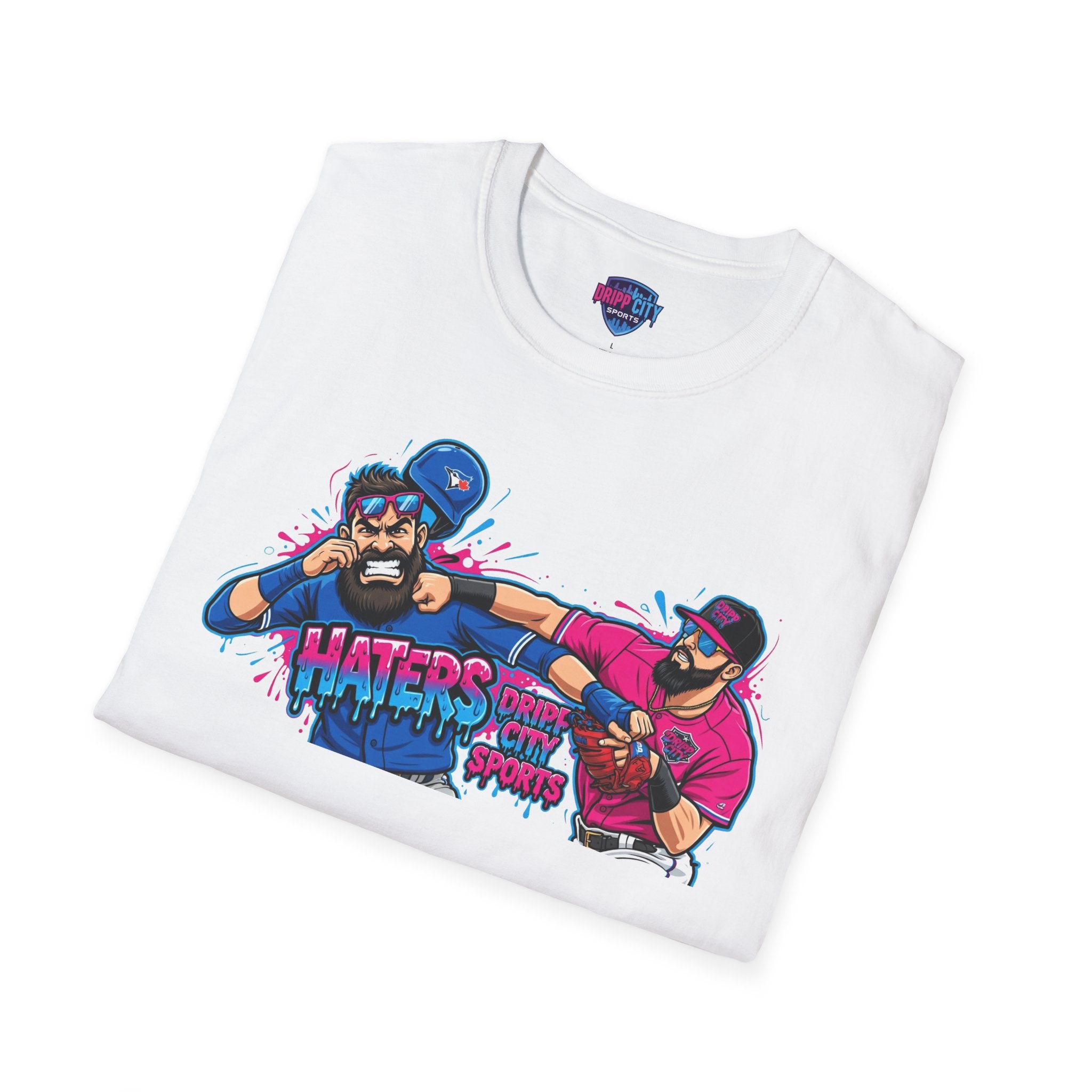 T-Shirt — 'Haters Gonna Hate' Retro Boxing Graphic
